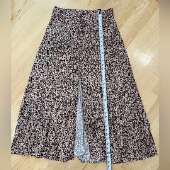 Free People Dresses & Skirts - Free People Black and White Patterned A-Line Skirt